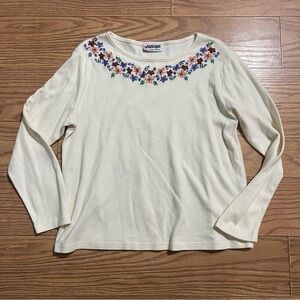 Vintage Embroidered Top Medium